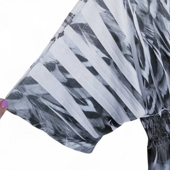 Mi Manchi Deep V-neck Knit Cocktail Dress - Size Small - Picture 4 of 7